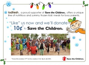 Help Kidfresh and Save the Children!