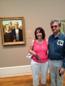 I have declared American Gothic to be "our painting"!
