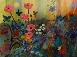 pink poppies in paradise - robin maria pedrero